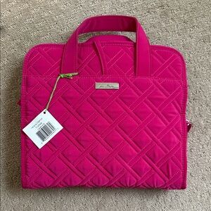 Vera Bradley Fuchsia Quilted Toiletry Bag